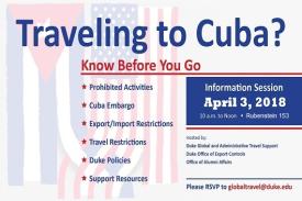 Cuba Travel Info Session